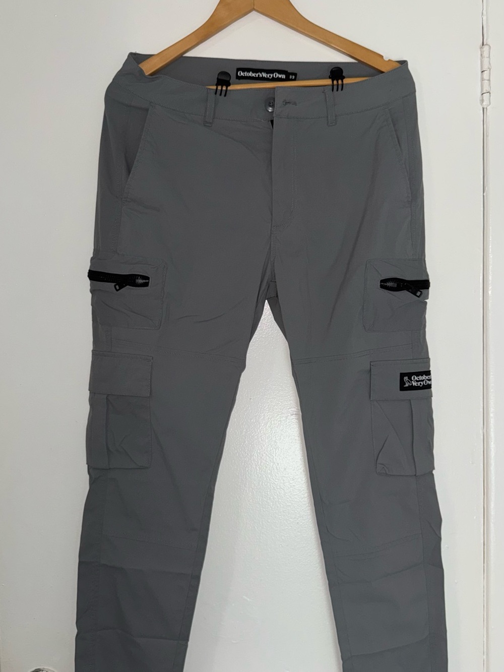 Men's Gray OVO Cargo Pants.